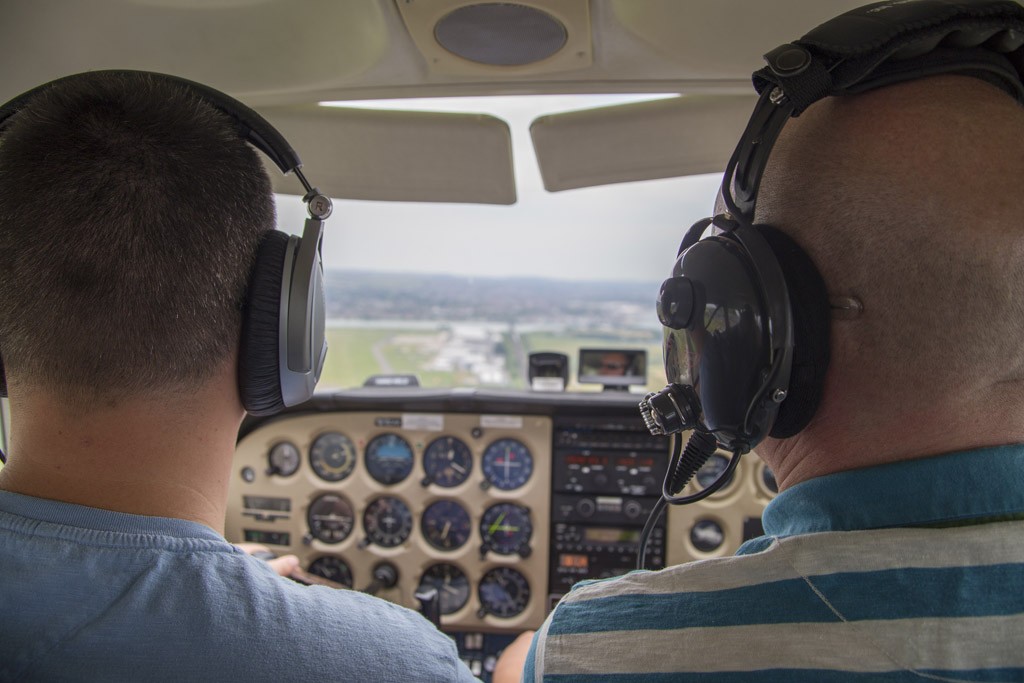 Final approach into Shoreham