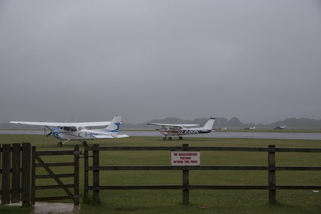 Weather closed in at Dunkeswell