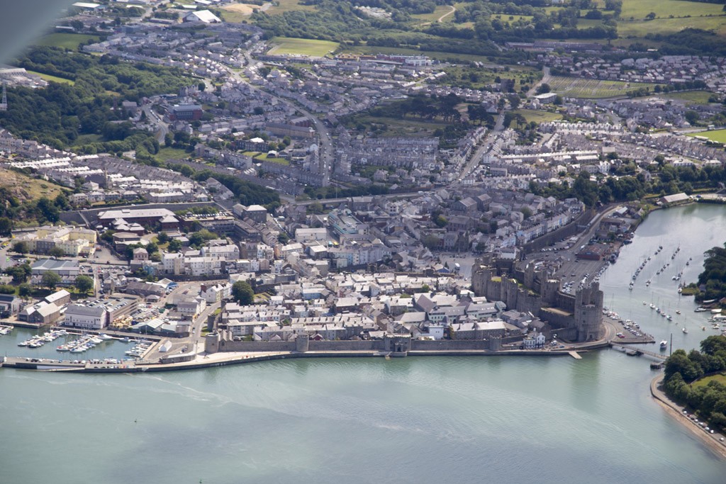 Caernarfon on departure